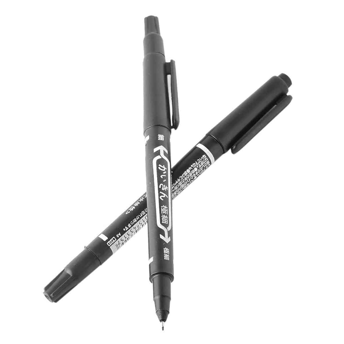 Tattoo skin marker double sided - black 