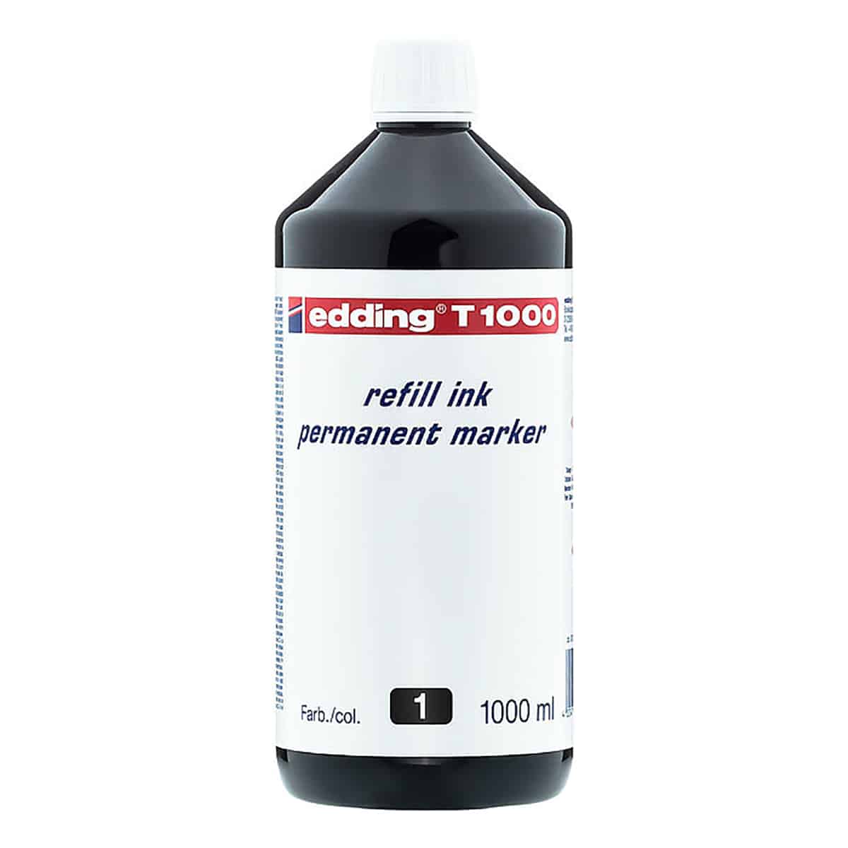 Edding refill ink for permanent markers - 1000ml