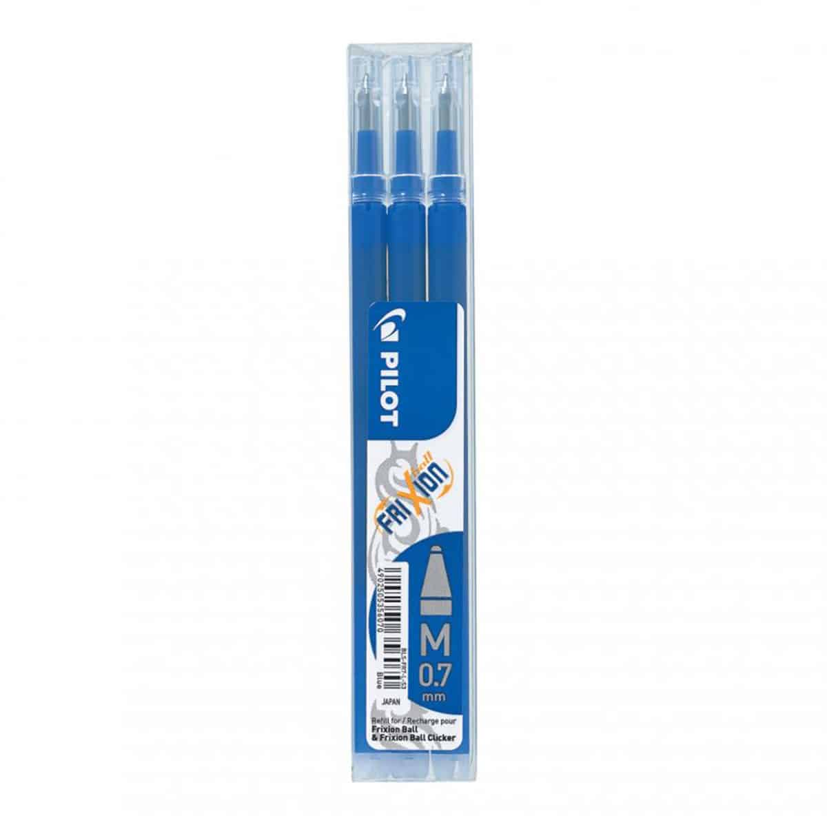 Pilot FriXion Ball - Set of 3 Refills - Medium Tip 