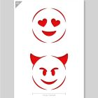 QBIX Emoji's Stencil - A5 Size
