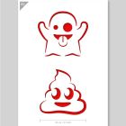 QBIX Emoji's Stencil - A5 Size