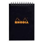 Rhodia Classic notebook A7 - Checkered printed & black cover