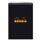 Rhodia Classic notebook A5 - Lines printed & black cover