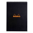 Rhodia Classic Notepad A4 - Graph paper & black cover