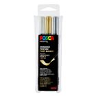 Posca Brush Marker White/Gold/Silver Set – PCF-350