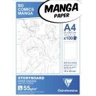 Clairefontaine Manga Paper - A4 storyboard paper - 6-fold layout