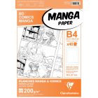 Clairefontaine B4 Manga paper - 40 sheets - 1-fold division