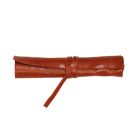 Rhodia Flying Spirit Leather Pencil Roll - Brown