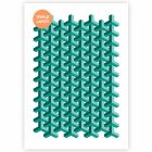 3D Fishing net pattern stencil - A3 size - 3 layers