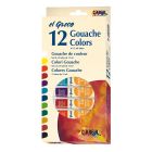 Kreul EL GRECO Gouache Colors set - 12 tubes of 12 ml