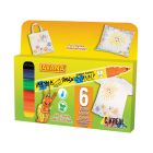 Javana texi mäx Sunny - 6x Textile markers set for light textiles