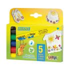 Javana texi max Sunny - 5x Textile markers set for light textiles