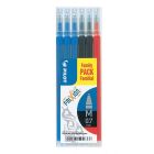 Pilot FriXion Ball - Set of 6 Assorted Refills - Medium Tip