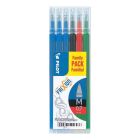 Pilot FriXion Ball - Set of 6 Assorted Refills - Medium Tip