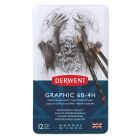 Derwent Graphic 12 Pencil Tin - Medium