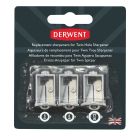 Derwent spare blades for battery sharpener - 3 pcs