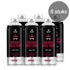 MTN PRO white 400ml chalk spray 6x set