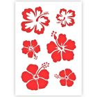 Aloha Flower Stencils in 3 sizes