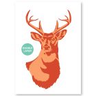 QBIX Deer Stencil - A3 size - 2 layers