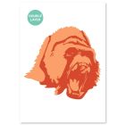 QBIX Gorilla stencil - A3 size - 2 layers