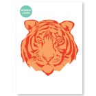 QBIX Tiger Stencil - A3 size - 2 layers