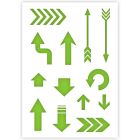 Arrows Stencil in 3 sizes