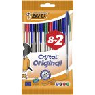 BIC Cristal ballpoint pens 8 + 2 pcs