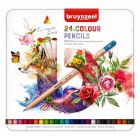 Bruynzeel colored pencils set of 24 tins