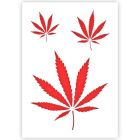 Cannabis Leafs Stencil in 3 sizes