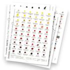Daniel Smith watercolour dot cards - 266 colours