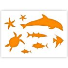 Sea Life Stencil in 3 sizes