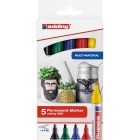 Edding 3000 permanent marker set of 5 basic colors