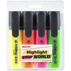 Edding 345 Highlighter set of 4 markers