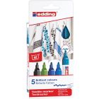 Edding 4500 Textile marker set of 5 cold colors