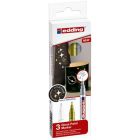 Edding 751 paint marker set of 3 metallic colors