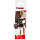 Edding 780 paint marker set of 3 metallic colors