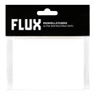 FLUX Eggshell Stickers 50 pieces White