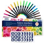 QBIX Permanent Textile Markers set
