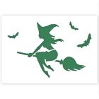 Halloween Witch Stencil in 3 sizes