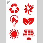 QBIX Green Energy Stencil - A3 Format
