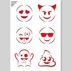 QBIX Emoji Stencil - A3 size