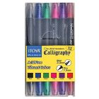 Itoya calligraphy marker double sided set of 6