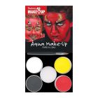 KREUL Fantasy Aqua Make Up Paint - Devil set