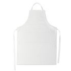 Kitab Apron with Pockets - White