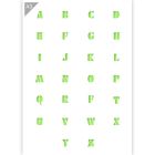 QBIX Letter Stencil - A3 Size - Capital Letter