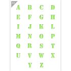 QBIX Letter Stencil - A3 Size - Uppercase