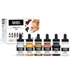 Liquitex Pro Acrylic Ink set of 6 metallic colors