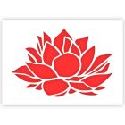 Lotus Flower Stencil in 3 sizes