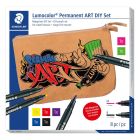 Staedtler Lumocolor ART DIY Pouch set of 7 markers + case