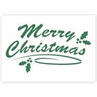 Merry Christmas stencil in 3 sizes